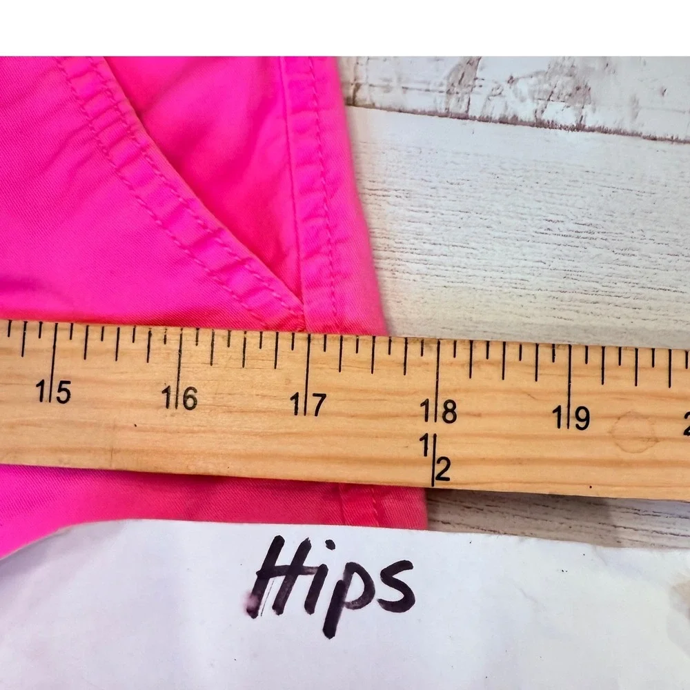 J‎ crew size 0 hot pink low rise chino mini women shorts y2k barbie preppy